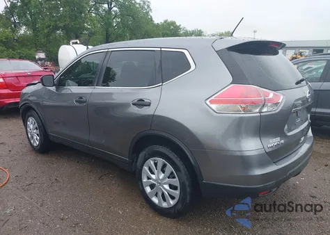 2016 Nissan Rogue S из США, поврежденный, VIN KNMAT2MV1GP647408